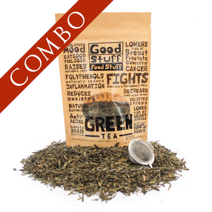 Green Tea/Strainer Combo